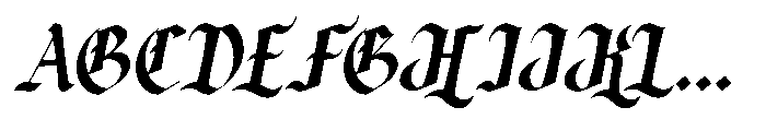 The Wayler Italic Font UPPERCASE