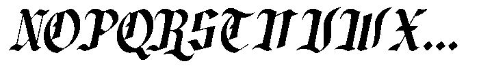 The Wayler Italic Font UPPERCASE