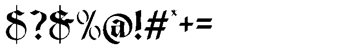 The Wayler Regular Font OTHER CHARS