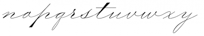 The Wedding Script Regular Font LOWERCASE