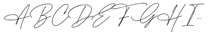 The Wedding Signature Font UPPERCASE