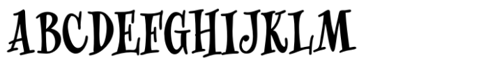 The Wickyfest Regular Font LOWERCASE