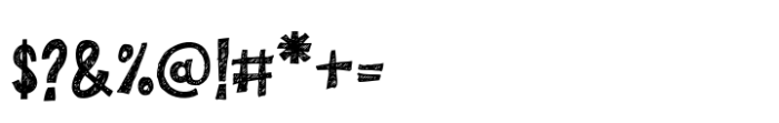 The Wildeast Rough Font OTHER CHARS
