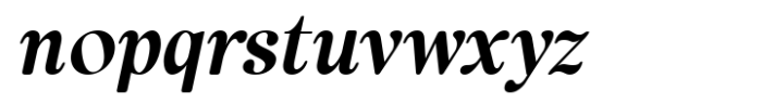 The Wishper Serif Italic Font LOWERCASE