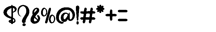The Yuang Font OTHER CHARS
