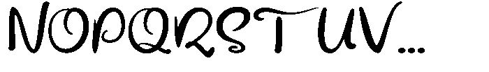The Yuang Font UPPERCASE