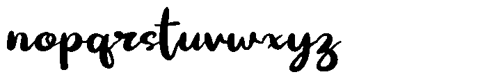 The Yuang Font LOWERCASE