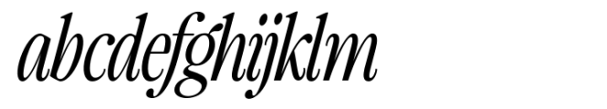 The Zondaya Gevola Condensed Italic FONT