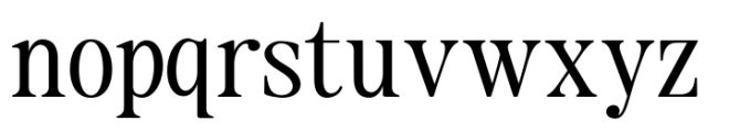 The Zondaya Gevola Expanded Font LOWERCASE