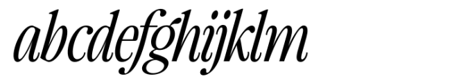 The Zondaya Gevola Narrow Italic FONT