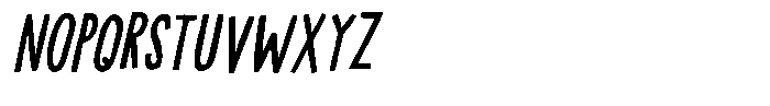 The cold wind blows Italic Font UPPERCASE