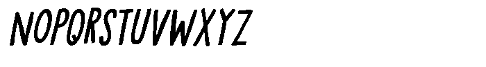 The cold wind blows Italic Font LOWERCASE