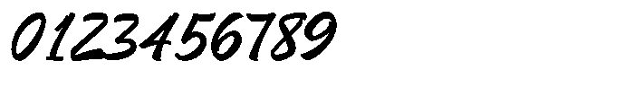 The handled Font OTHER CHARS