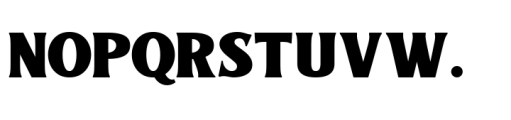 The qoestter Font UPPERCASE