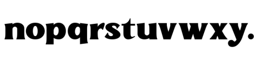 The qoestter Font LOWERCASE