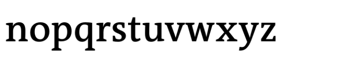 TheAntiqua SemiBold Font LOWERCASE