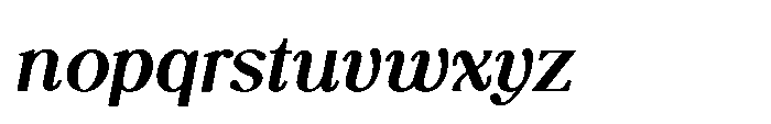 TheHeritageLegacy The Heritage Legacy Extra Bold Italic Font LOWERCASE