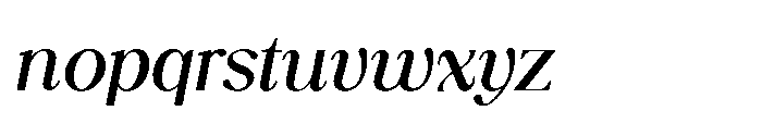 TheHeritageLegacy The Heritage Legacy Medium Italic Font LOWERCASE