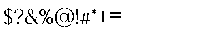 TheHeritageLegacy The Heritage Legacy Regular Font OTHER CHARS