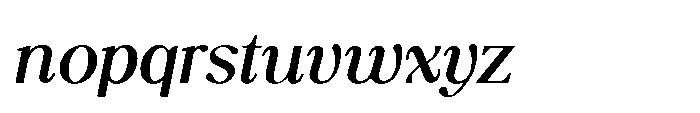 TheHeritageLegacy The Heritage Legacy Semi Bold Italic Font LOWERCASE