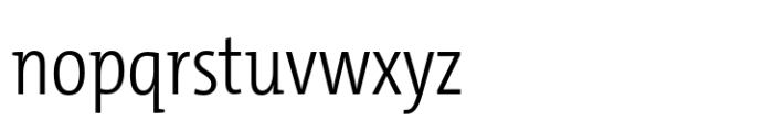 TheMix Condensed Light Font LOWERCASE