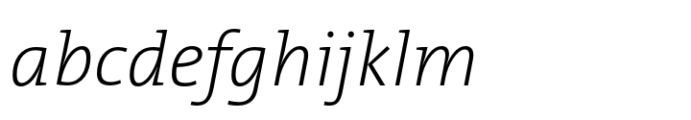 TheMix ExtraLight Italic FONT
