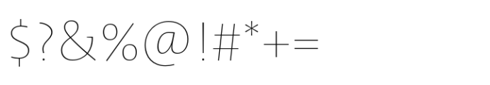 TheMix Hair 20 Font OTHER CHARS