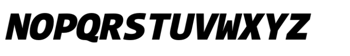TheMix Mono Black Italic Font UPPERCASE