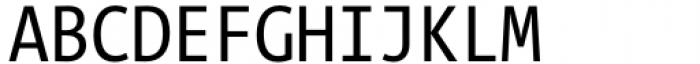 TheMix Mono Condensed Regular Font UPPERCASE