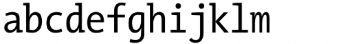 TheMix Mono Condensed Regular Font LOWERCASE