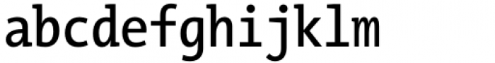 TheMix Mono Condensed SemiBold Font LOWERCASE