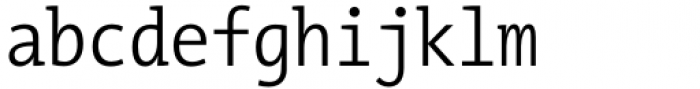 TheMix Mono Condensed SemiLight Font LOWERCASE