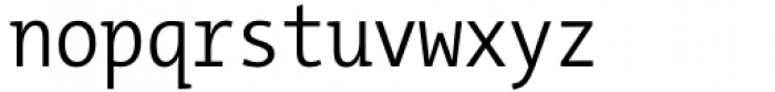 TheMix Mono Condensed SemiLight Font LOWERCASE