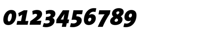 TheMix Mono SemiCondensed Black Italic Font OTHER CHARS