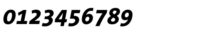 TheMix Mono SemiCondensed ExtraBold Italic Font OTHER CHARS