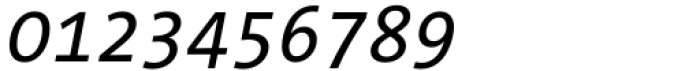 TheMix Mono SemiCondensed Regular Italic Font OTHER CHARS