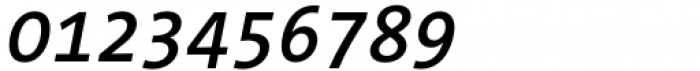 TheMix Mono SemiCondensed SemiBold Italic Font OTHER CHARS