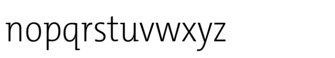 TheMix SemiCondensed ExtraLight Font LOWERCASE