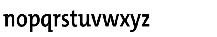 TheMix SemiCondensed SemiBold Font LOWERCASE