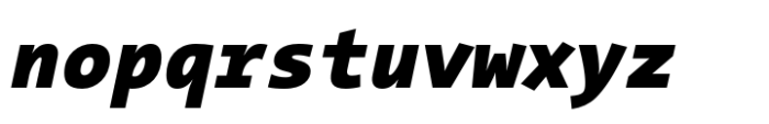 TheSans Mono Black Italic Font LOWERCASE