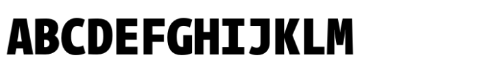 TheSans Mono Condensed Black Font UPPERCASE