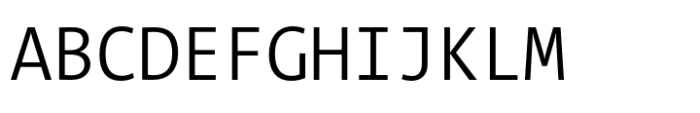 TheSans Mono SemiCondensed SemiLight Font UPPERCASE