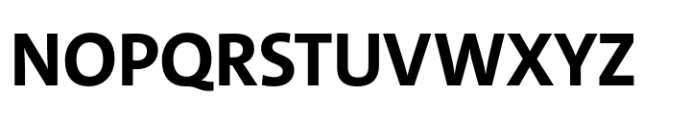 TheSans Office Bold Font UPPERCASE