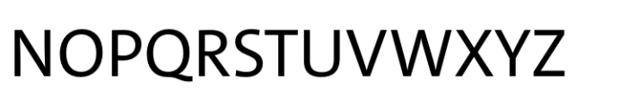TheSans Office Regular Font UPPERCASE