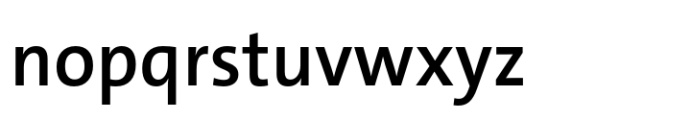 TheSans SemiBold Font LOWERCASE