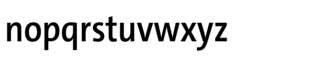 TheSans SemiCondensed SemiBold Font LOWERCASE