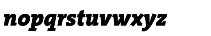 TheSerif Black Italic Font LOWERCASE
