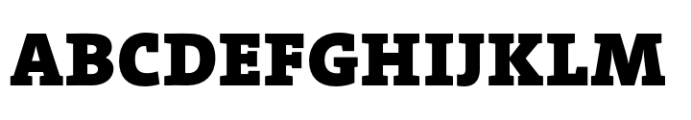 TheSerif Black Font UPPERCASE