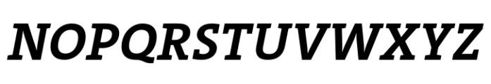 TheSerif Bold Italic Font UPPERCASE