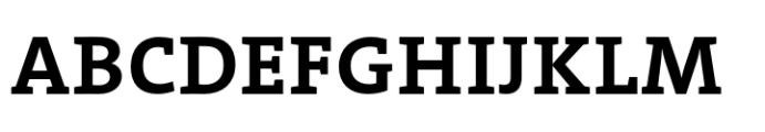 TheSerif Bold Font UPPERCASE